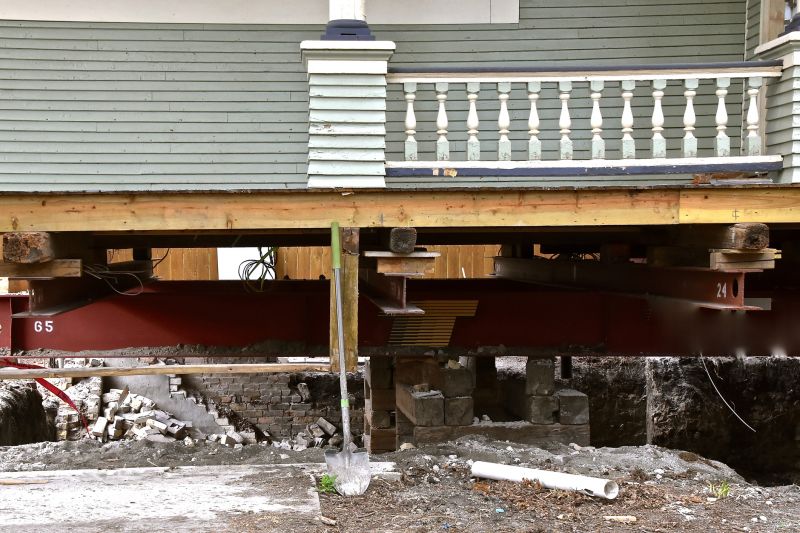 Finished Foundation Leveling